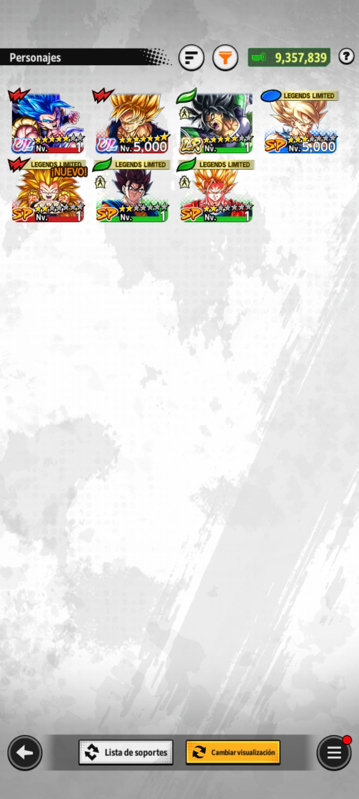 [ANDROID] 80,880 Cronocristales💎+ ANIVERSARIO Gogeta Blue ULTRA 2026 + Broly LR + 4 LL| DRAGON BALL Legends Cuenta
