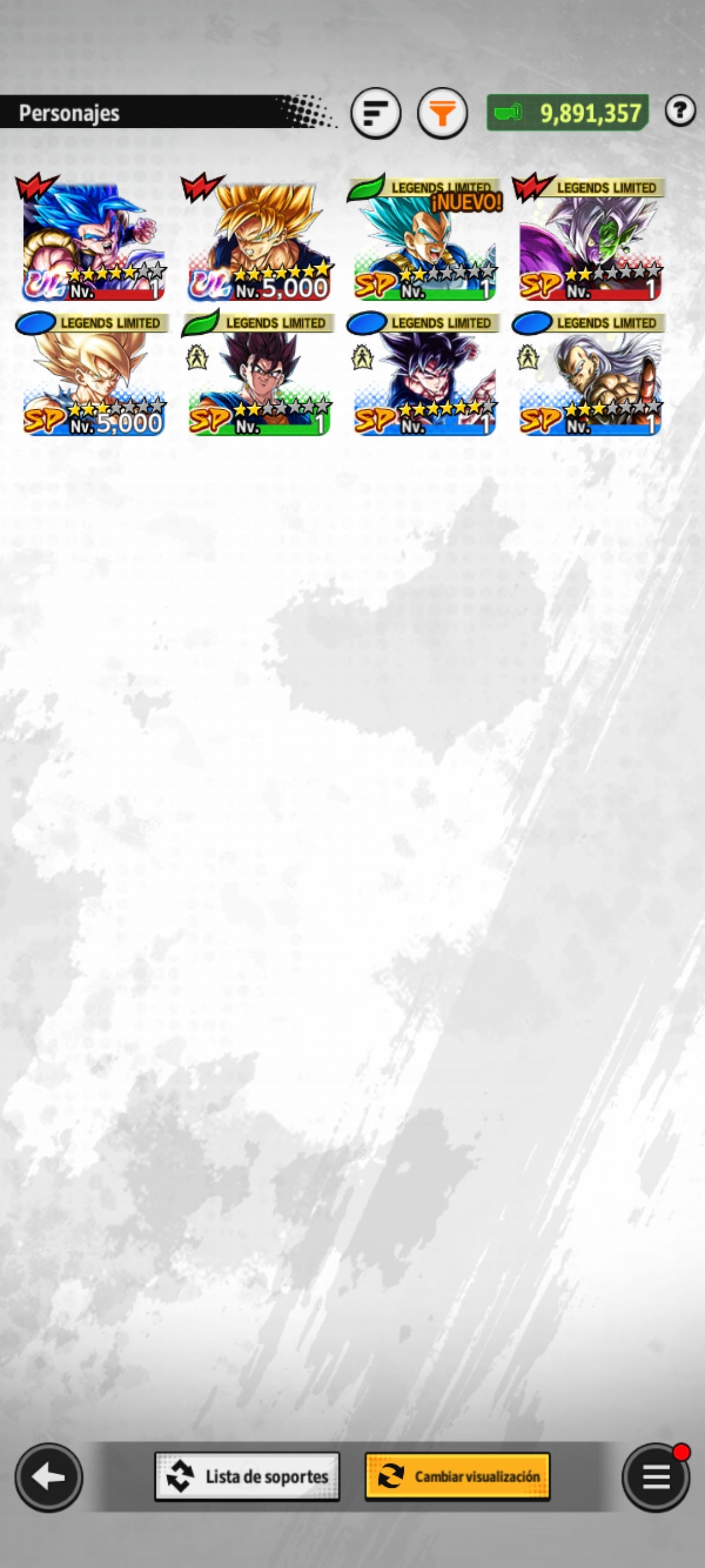 [ANDROID] 70,993 Cronocristales💎+ Gogeta Blue ULTRA 2026 + 6 LL  | DRAGON BALL Legends Cuenta