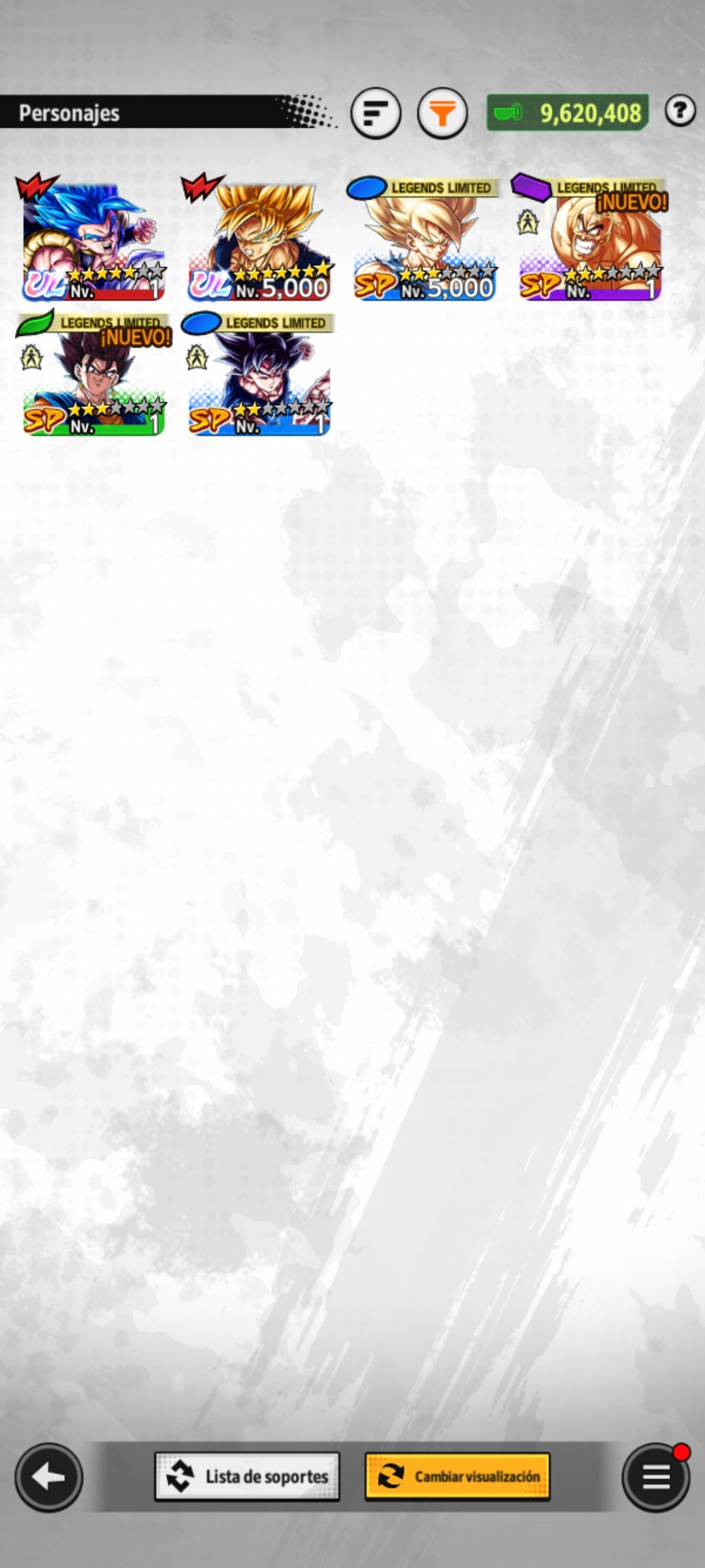 [ANDROID] 70,473 Cronocristales💎 + Gogeta Blue ULTRA 2026  | DRAGON BALL Legends Cuenta