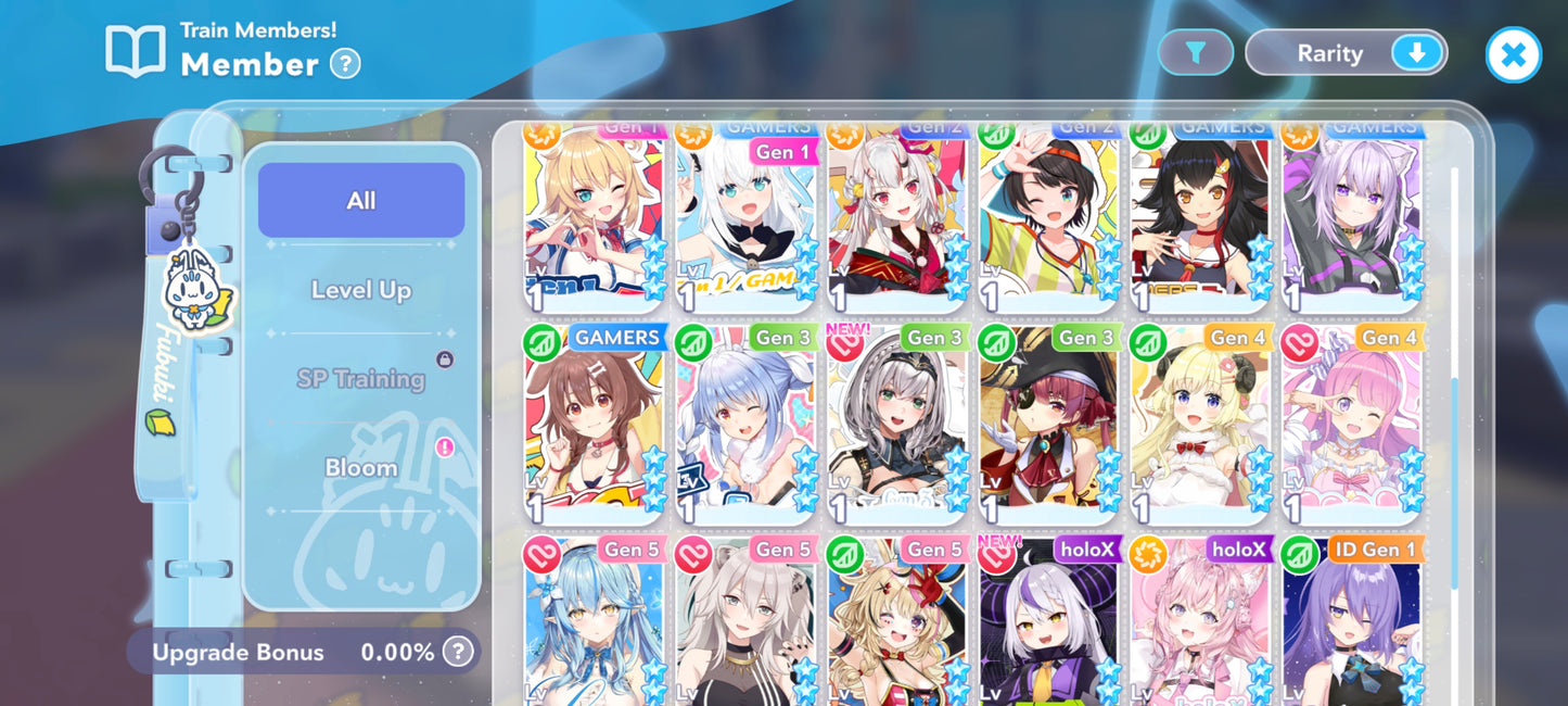 [GLOBAL] Lvl 5   + 10 personajes 4⭐️ | hololive Dreams cuenta reroll