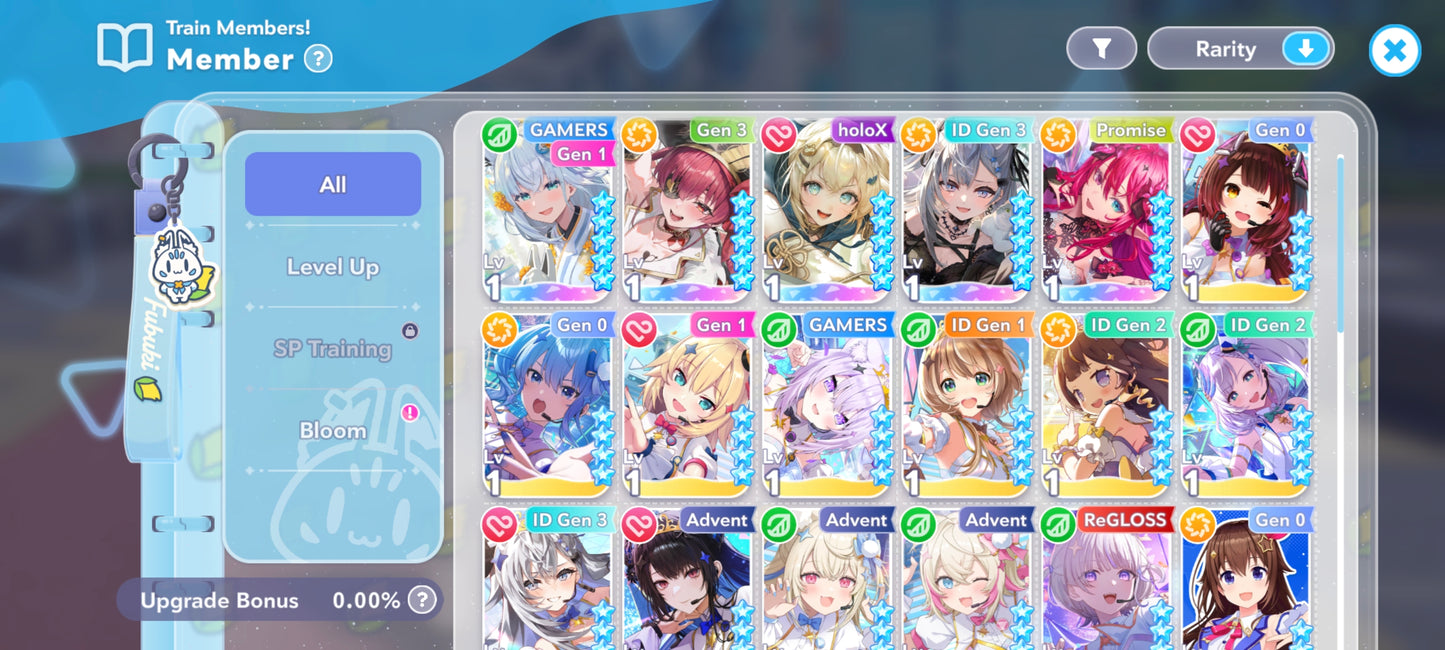 [GLOBAL] Lvl 5 ⭐️| 5 Personajes 5⭐️|+ 12 personajes 4⭐️ | hololive Dreams cuenta reroll