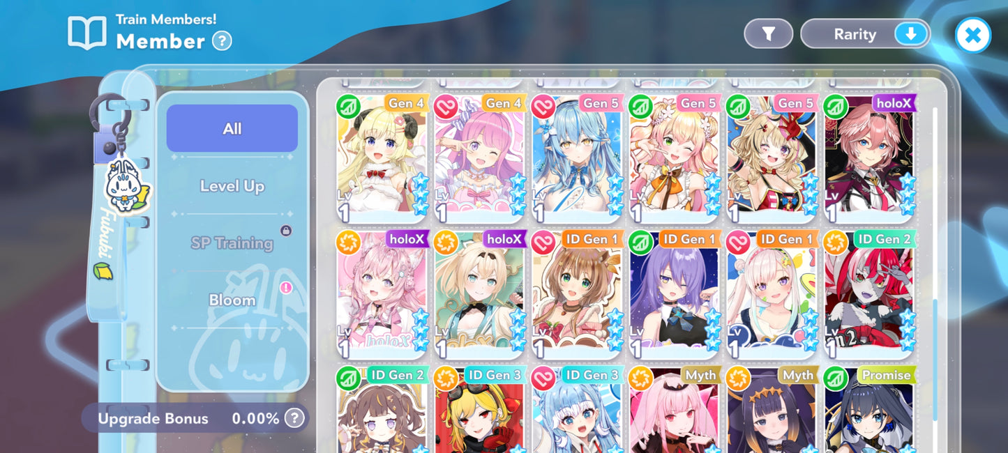 [GLOBAL] Lvl 5 ⭐️| 5 Personajes 5⭐️|+ 12 personajes 4⭐️ | hololive Dreams cuenta reroll