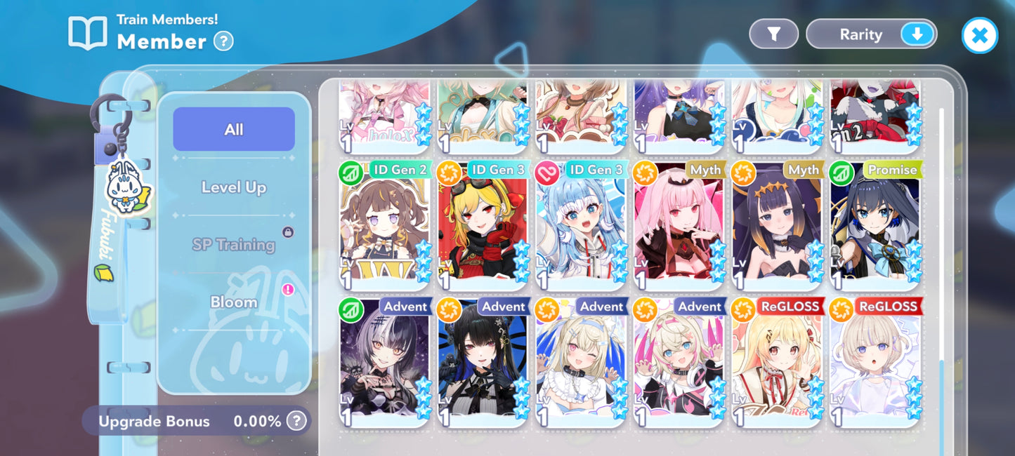 [GLOBAL] Lvl 5 ⭐️| 5 Personajes 5⭐️|+ 12 personajes 4⭐️ | hololive Dreams cuenta reroll