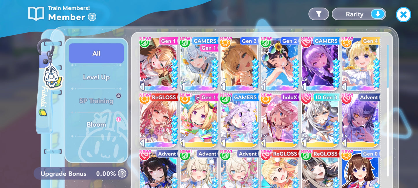 [GLOBAL] Lvl 5 ⭐️| 7 Personajes 5⭐️|+ 10 personajes 4⭐️ | hololive Dreams cuenta reroll