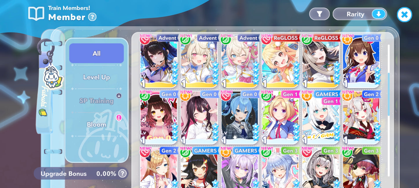 [GLOBAL] Lvl 5 ⭐️| 7 Personajes 5⭐️|+ 10 personajes 4⭐️ | hololive Dreams cuenta reroll