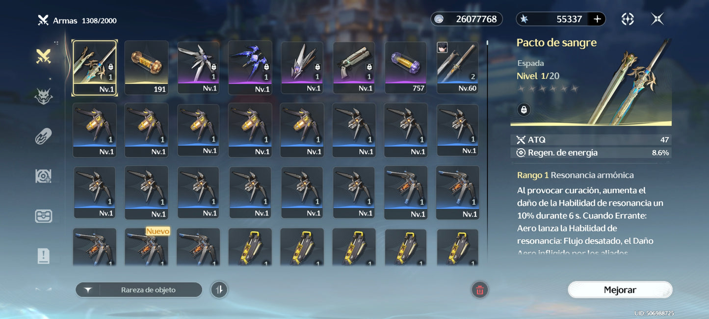 SERVER AMERICA Nivel 49 +55337 Astritas + Qingxiao + Encore