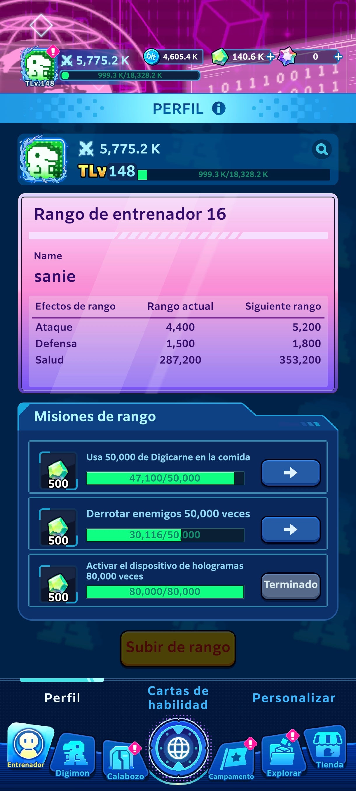 [GLOBAL] Cuenta Premium ~ Lvl 148 + | Cuenta Avanzada|[EX+] WarGreymon + [ EX+] Aegiochusmon 2+ | [EX+] Agumon + Tai + [EX+] Aegiomon + Inori 2+ | [EX+] Phantom Nova 2+