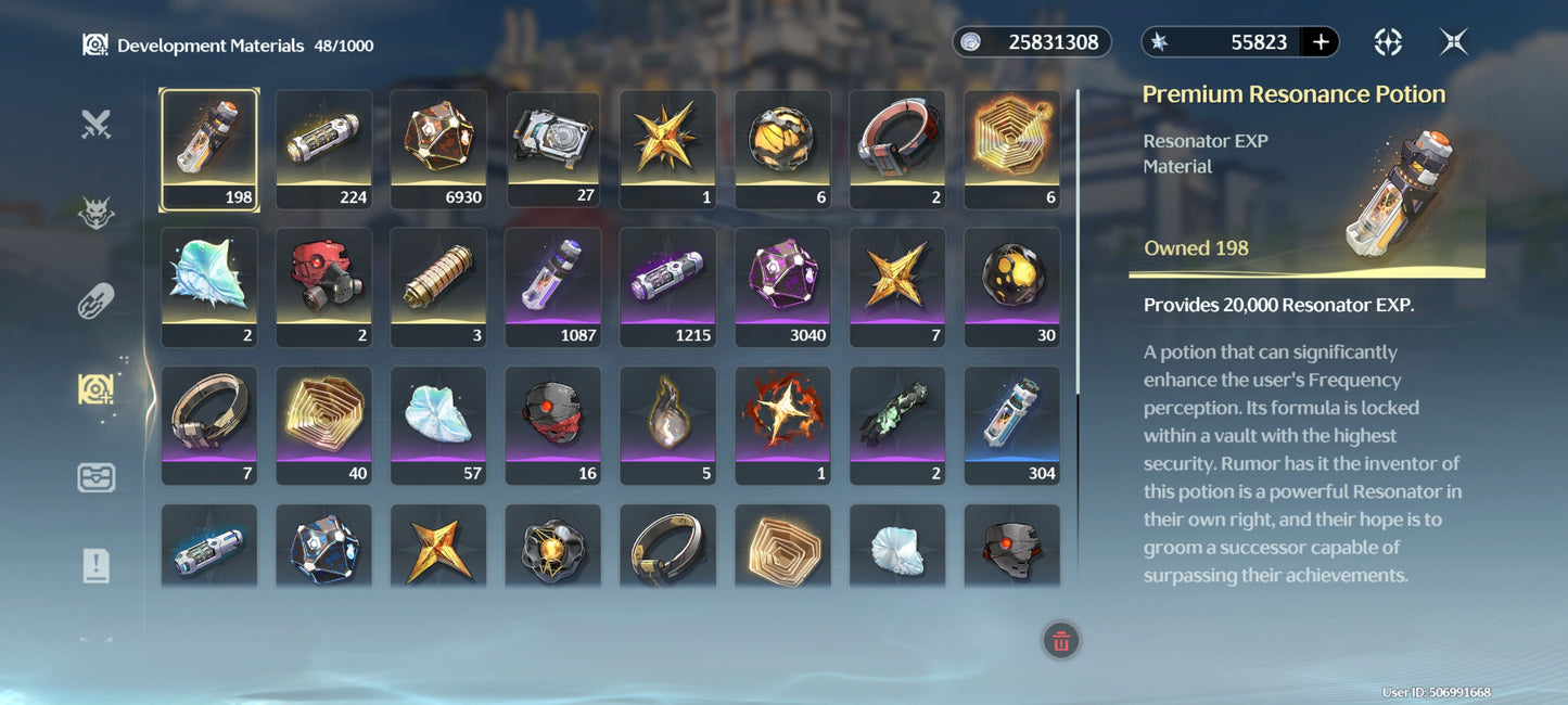 AMERICA|Lvl 49| + 55823 Astritas + Qingxiao + Encore|Cumpleaños libre|Wuthering Waves CUENTA REROLL
