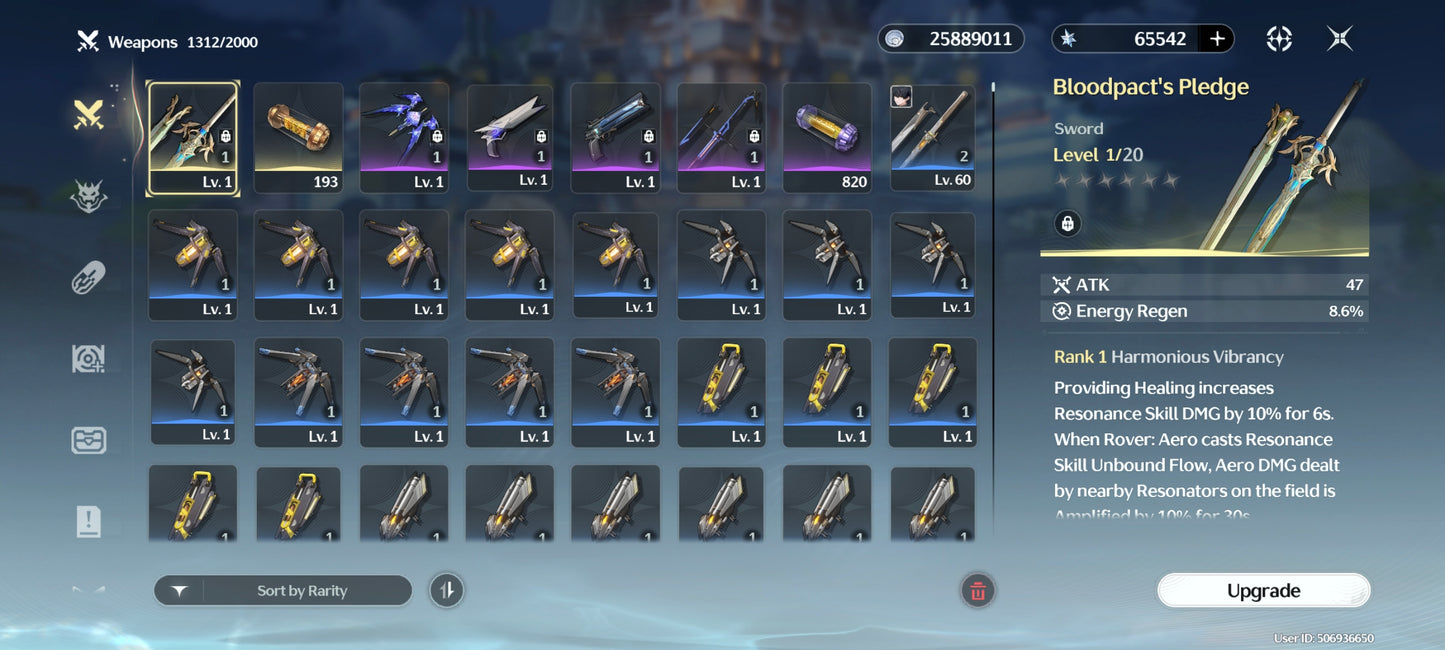 AMERICA|Lvl 49| + 65542 Astritas + Qingxiao + Suisui + Encore|Cumpleaños libre|Wuthering Waves CUENTA REROLL