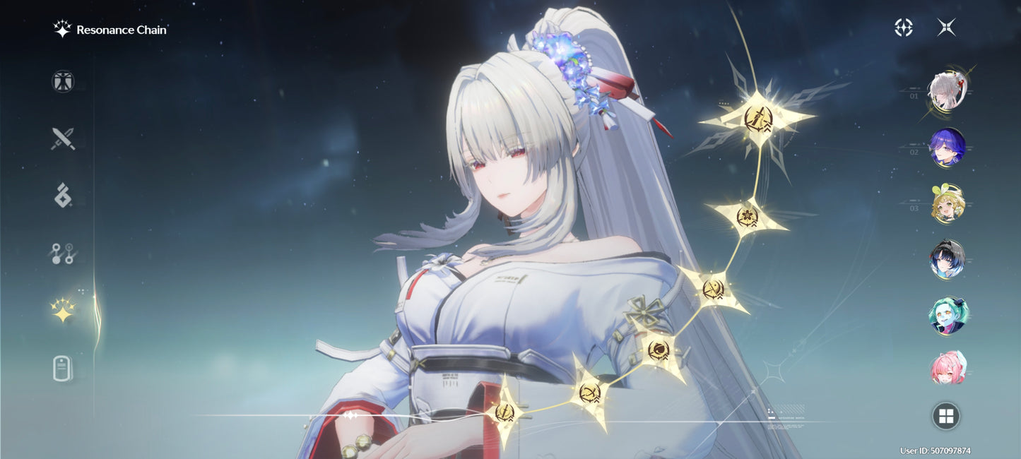 AMERICA|Lvl 72| Hiyuki C6 + Arma| Lynae + Arma | Yangyang: Xuanling + Arma| Mornye + Lucilla + Aemeath + Rebecca + Verina C2 + Lingyang + Encore + Calcharo