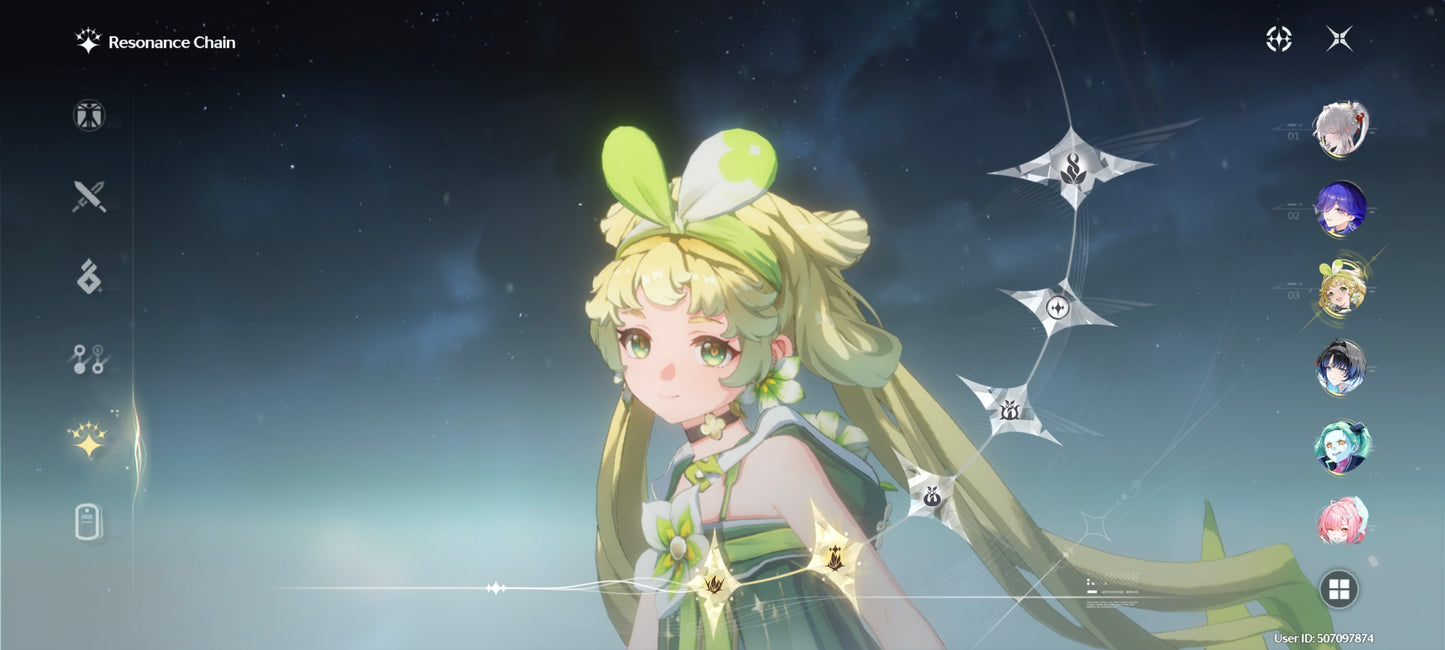 AMERICA|Lvl 72| Hiyuki C6 + Arma| Lynae + Arma | Yangyang: Xuanling + Arma| Mornye + Lucilla + Aemeath + Rebecca + Verina C2 + Lingyang + Encore + Calcharo
