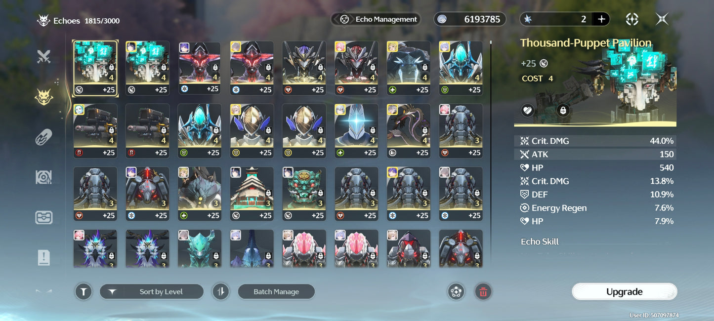AMERICA|Lvl 72| Hiyuki C6 + Arma| Lynae + Arma | Yangyang: Xuanling + Arma| Mornye + Lucilla + Aemeath + Rebecca + Verina C2 + Lingyang + Encore + Calcharo