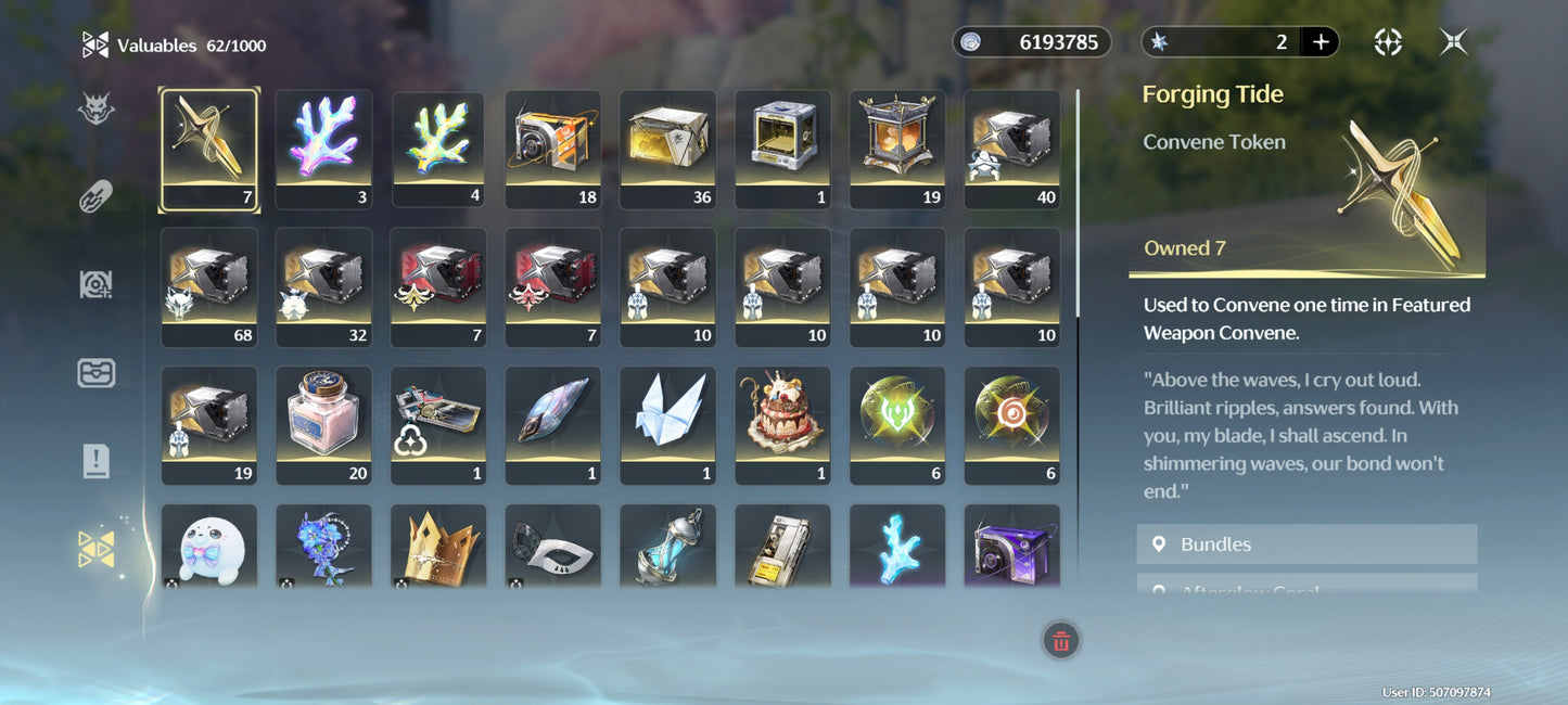 AMERICA|Lvl 72| Hiyuki C6 + Arma| Lynae + Arma | Yangyang: Xuanling + Arma| Mornye + Lucilla + Aemeath + Rebecca + Verina C2 + Lingyang + Encore + Calcharo