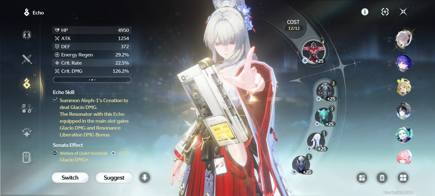 AMERICA|Lvl 72| Hiyuki C6 + Arma| Lynae + Arma | Yangyang: Xuanling + Arma| Mornye + Lucilla + Aemeath + Rebecca + Verina C2 + Lingyang + Encore + Calcharo