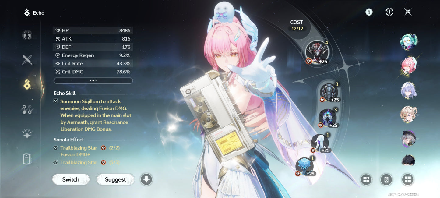 AMERICA|Lvl 72| Hiyuki C6 + Arma| Lynae + Arma | Yangyang: Xuanling + Arma| Mornye + Lucilla + Aemeath + Rebecca + Verina C2 + Lingyang + Encore + Calcharo