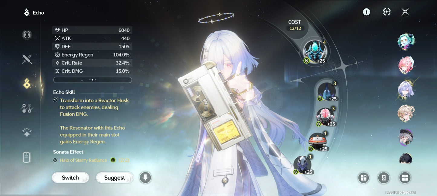 AMERICA|Lvl 72| Hiyuki C6 + Arma| Lynae + Arma | Yangyang: Xuanling + Arma| Mornye + Lucilla + Aemeath + Rebecca + Verina C2 + Lingyang + Encore + Calcharo