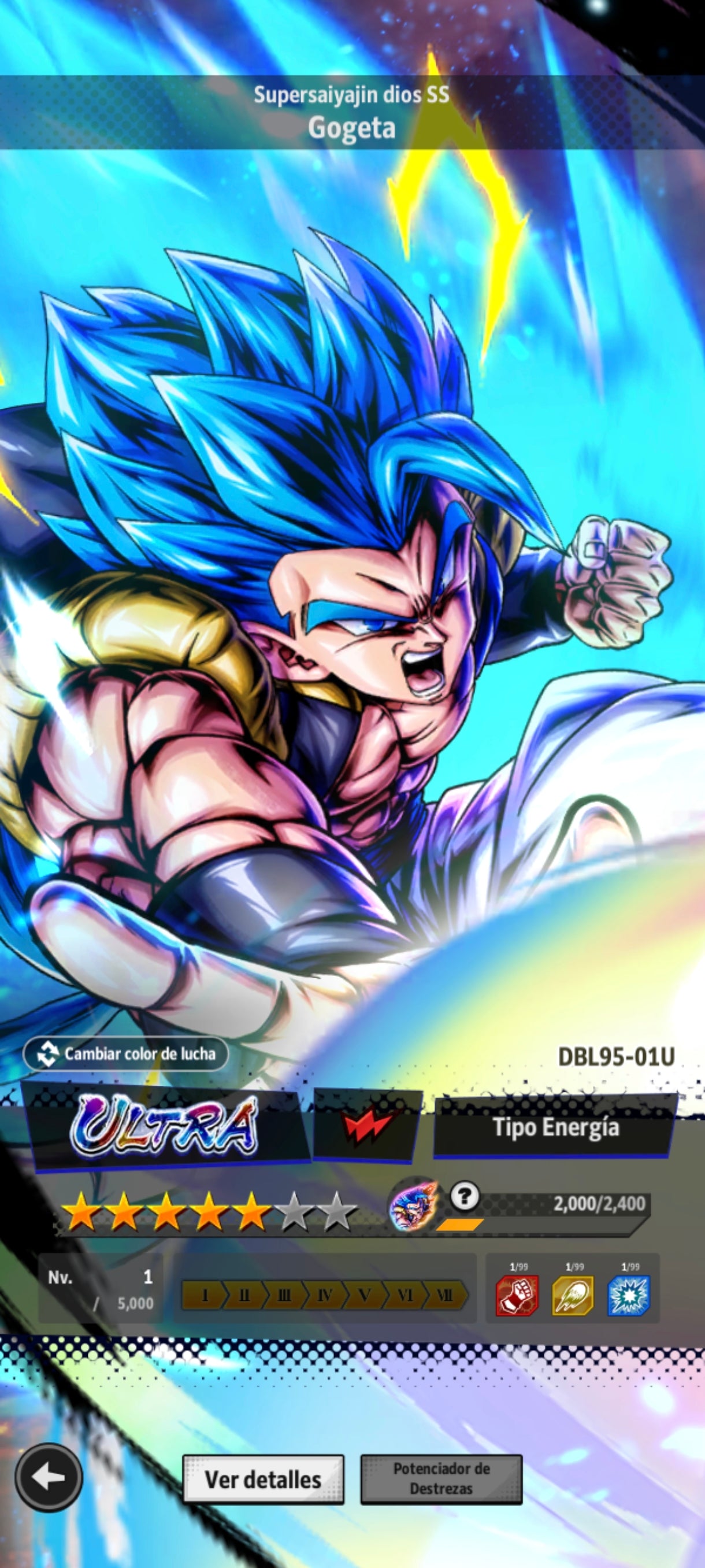 [CUENTA RARA🍀] [ANDROID] 80,224 Cronocristales💎 + Forma Final Cooler ULTRA + Supersaiyajin dios SS Gogeta 2026 ULTRA + Broly Enfurecido LEGEND + Súper Vegetto LEGEND + Supersaiyajin dios SS Vegetto ULTRA + 12 LL |DRAGON BALL Legends Cuenta