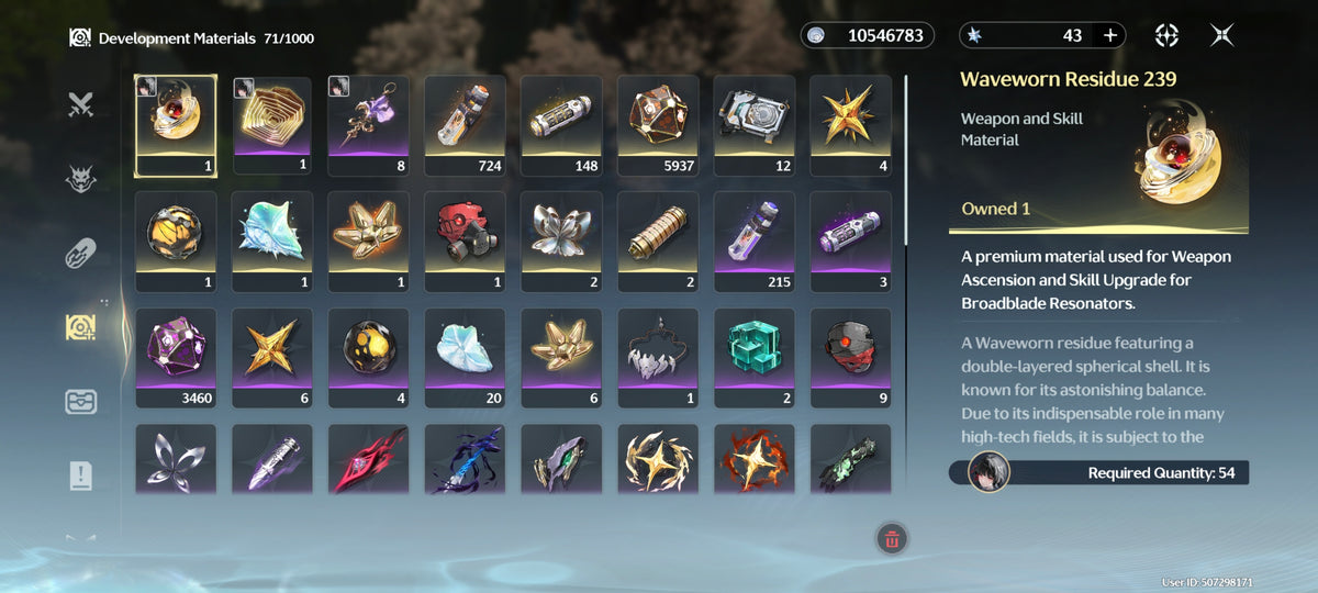 [NA] Lvl 76 Hiyuki S6 + Arma , Qingxiao + Arma,  Aemeath + Arma , Mornye S1 + Arma,  etc