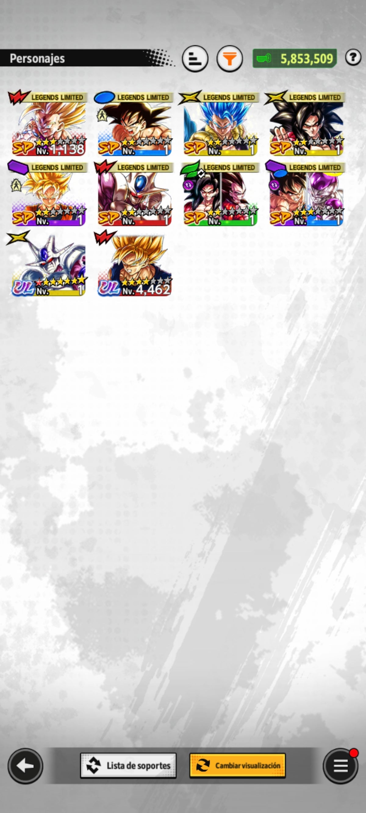 [Solo Android ✅] Cooler ULTRA 8 estrellas + 53,000 Cronocristales 💎| DRAGON BALL Legends Cuenta reroll