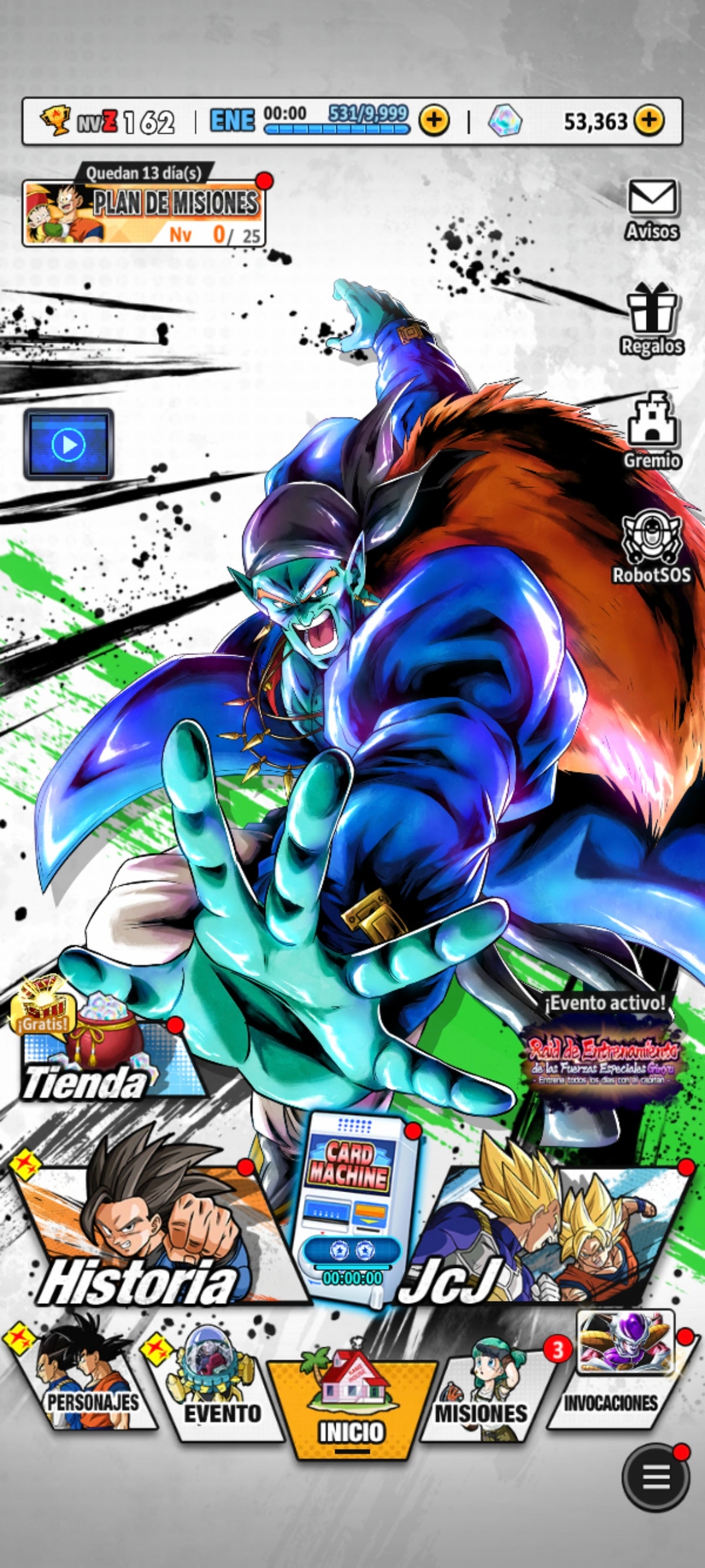 [Solo Android ✅] Cooler ULTRA 8 estrellas + 53,000 Cronocristales 💎| DRAGON BALL Legends Cuenta reroll