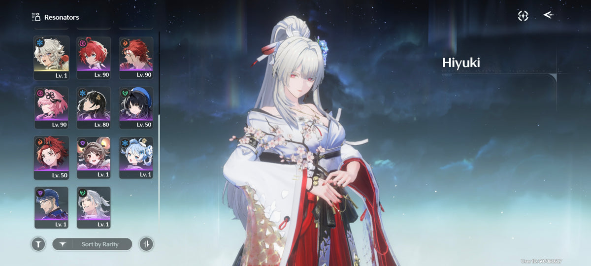 NA UL75 | Hiyuki S6 + Arma 5⭐️ + Hsin + Yangyang: Xuanling + Arma 5⭐️, Lucy + Rebecca + Arma 5⭐️, Encore S2 + Lingyang | Cumpleaños libre | Cuenta Wuthering Wave