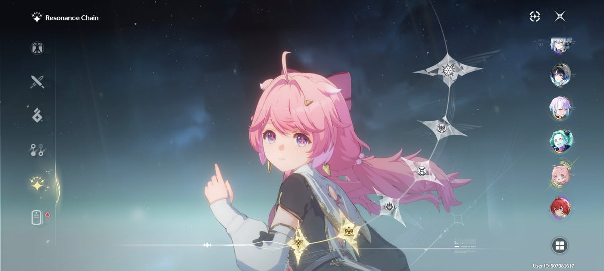 NA UL75 | Hiyuki S6 + Arma 5⭐️ + Hsin + Yangyang: Xuanling + Arma 5⭐️, Lucy + Rebecca + Arma 5⭐️, Encore S2 + Lingyang | Cumpleaños libre | Cuenta Wuthering Wave