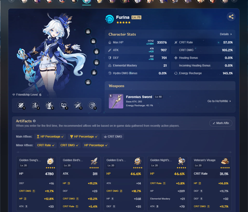 NA AR55 Endgame | Neuvillete C2 + Arma , Kazuha + Lauma + Kinich + Raiden Shogun + Arma, Furina + Mona + Jean C1 + Dehya + Tighnari + Qiqi