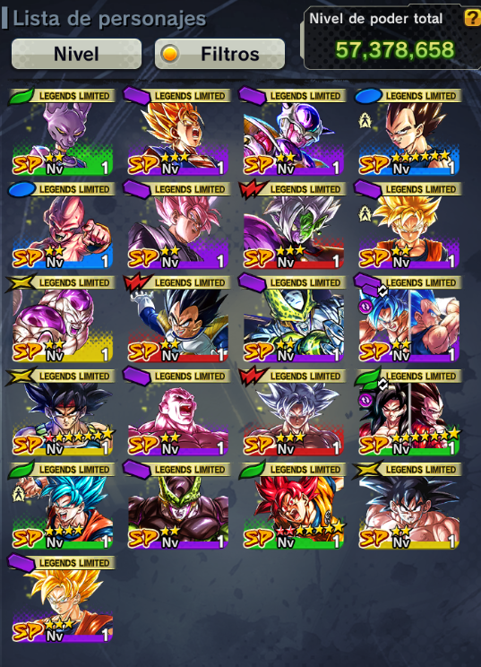 [Android & iPhone] TURLES ULTRA + MAJIN VEGETA ULTRA + LL SUPERSAIYAJIN GOKU + LLGOKU SUPERSAIYAJIN DIOS + 21 LEGENDS LIMITED