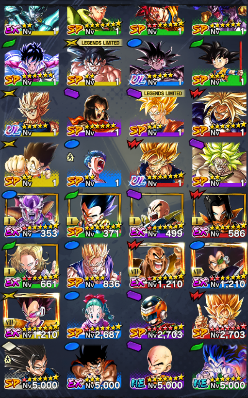 [Android & iPhone] TURLES ULTRA + MAJIN VEGETA ULTRA + LL SUPERSAIYAJIN GOKU + LLGOKU SUPERSAIYAJIN DIOS + 21 LEGENDS LIMITED
