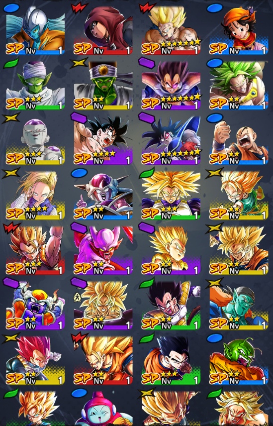#cuenta 320 [Android y Iphone] ⭐️SS GOD SS VEGITO (UL) + SS GOD SS GOGETA (UL) + 6 LEGENDS LIMITED
