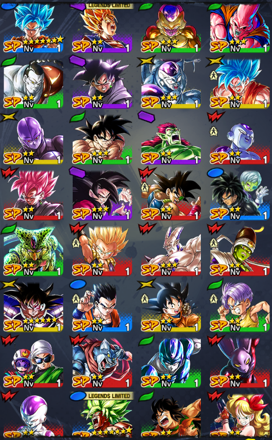 #cuenta 320 [Android y Iphone] ⭐️SS GOD SS VEGITO (UL) + SS GOD SS GOGETA (UL) + 6 LEGENDS LIMITED