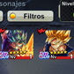 #cuenta 320 [Android y Iphone] ⭐️SS GOD SS VEGITO (UL) + SS GOD SS GOGETA (UL) + 6 LEGENDS LIMITED