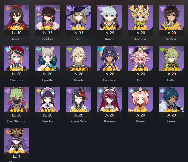 [AR 51] Mualani , Xiao , Xilonen , Kokomi , Raiden Shogun , Diluc C2 + Arma 🗡️ , Keqing , Tighnari