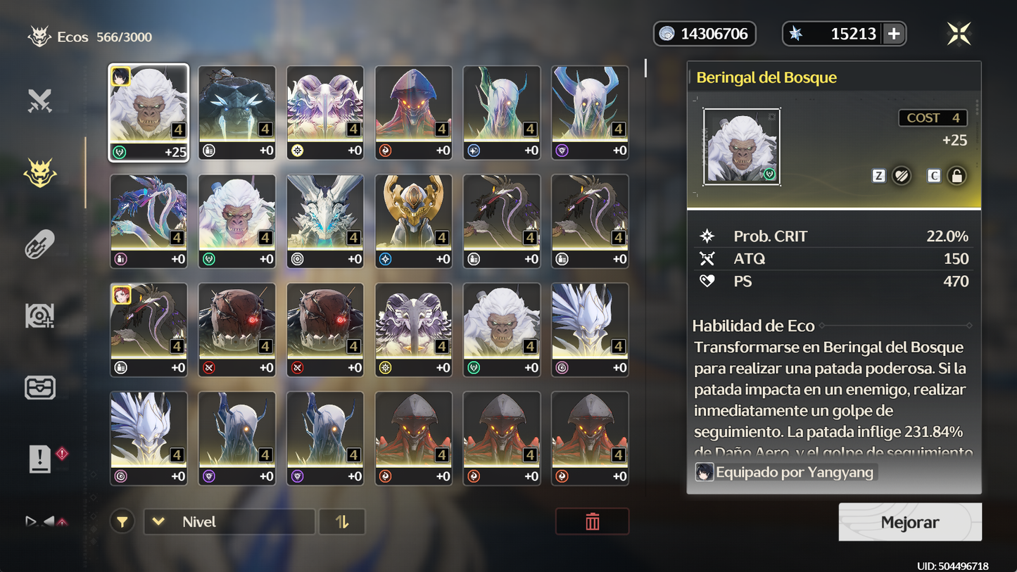 [Nivel 40]✔️Cumpleaños libre | 15213 Astritas 💠 , +34 Mareas radiantes💎| Zani + Arma 5⭐ ( Veredicto del destello ) +Encore + Veritas R1 + Lingyang , Ondas cósmicas| Wuthering Waves Cuenta reroll