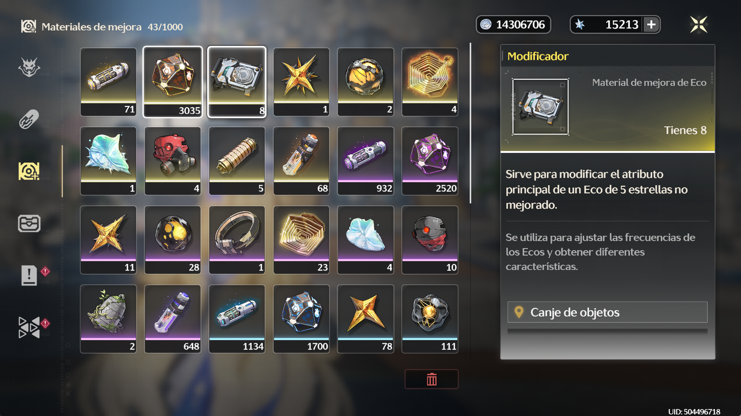 [Nivel 40]✔️Cumpleaños libre | 15213 Astritas 💠 , +34 Mareas radiantes💎| Zani + Arma 5⭐ ( Veredicto del destello ) +Encore + Veritas R1 + Lingyang , Ondas cósmicas| Wuthering Waves Cuenta reroll
