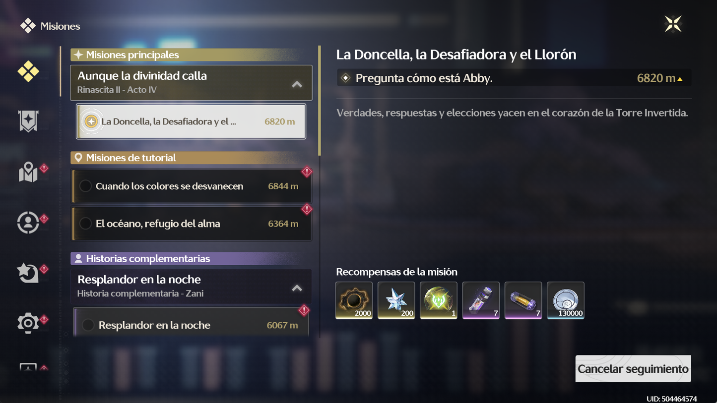 [Nivel 41]✔️Cumpleaños libre | 25832 Astritas 💠, +30 Mareas radiantes 💎| Zani + Arma 5⭐(Veredicto del destello)+  Phoebe , Jianxin R1+ Veritas + Lingyang | Wuthering Waves Cuenta reroll