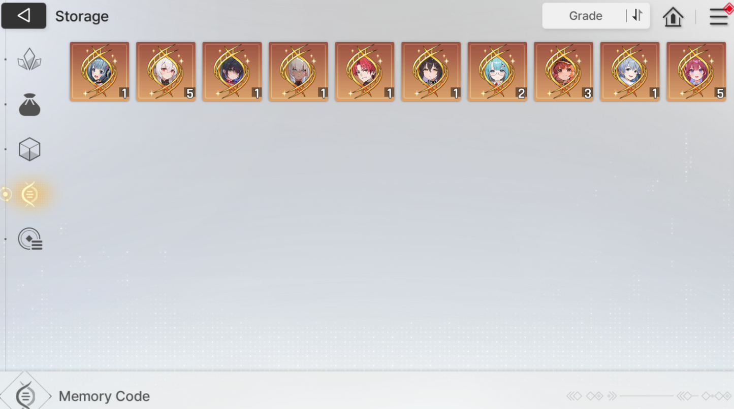 [GLOBAL]  Lvl 53| 21,607 Crystals 💎 + Hilde + Tenebria + Haru + Kayron + Rin + Hugo + Orlea + 60 deseos| Chaos Zero Nightmare Cuenta reroll