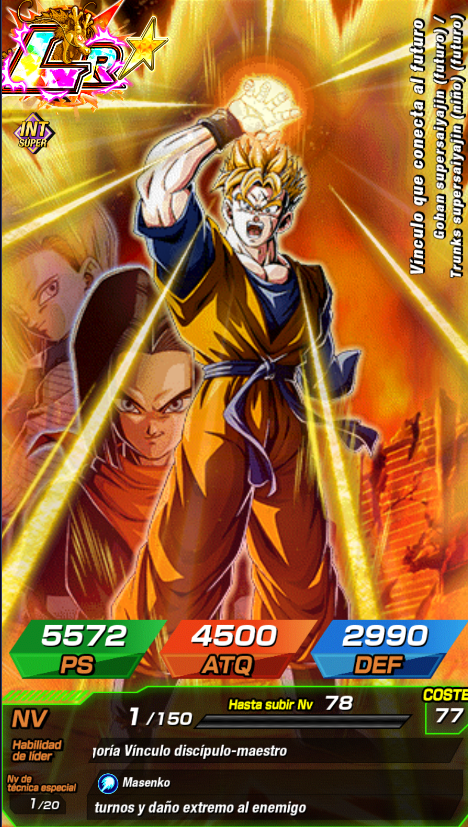 ANDROID|+ 12742 Piedras Dragon💎 |Gohan Futuro LR |Dokkan Battle cuenta reroll