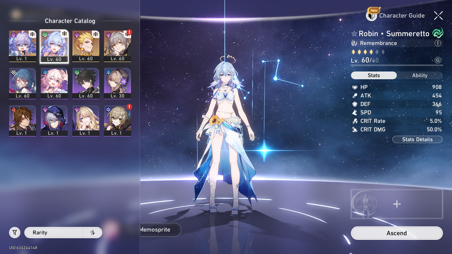 [Nivel 50] ⭐️55,886 Jades Estelares + Robin Estival + Gilgamesh + Bailu ⭐️CUMPLEAÑOS LIBRE
